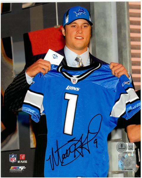 Matthew Stafford Autographed 8x10