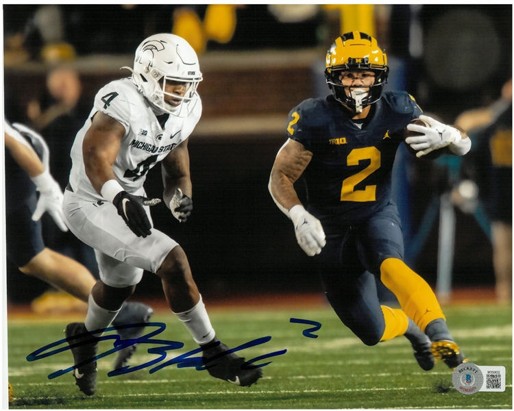 Blake Corum Autographed 8x10