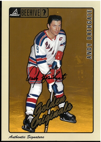 Andy Bathgate Autographed 5x7 Card