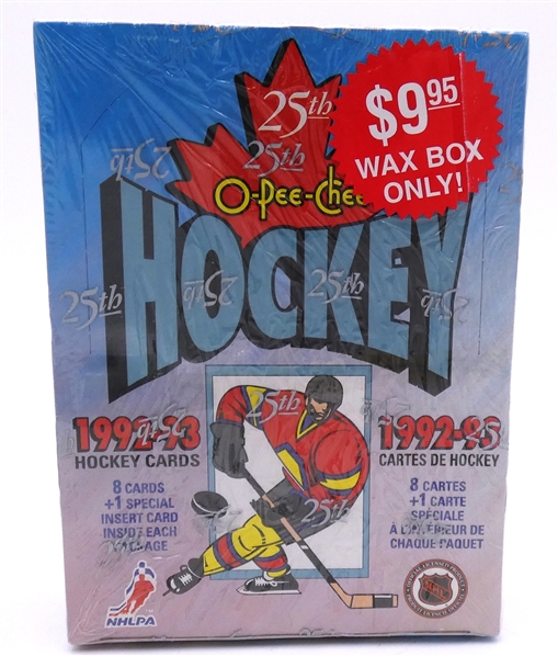 1992-93 O-Pee-Chee Hockey Wax Box