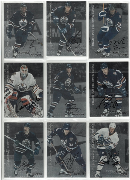 Edmonton Oilers Autographed Be a Player Lot