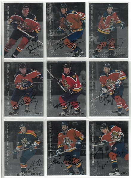 Florida Panthers Be a Player Autographed Lot