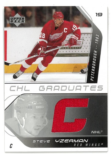 Steve Yzerman Upper Deck CHL Graduates