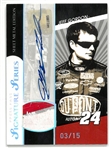 Dale Earnhardt, Jr. Autographed Press Pass Signature Series