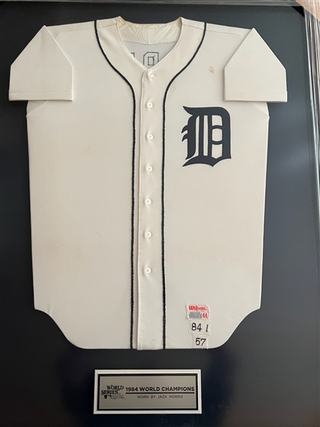 Jack Morris Game Worn 1984 World Series Jersey