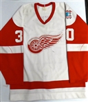 Greg Stefan Game Worn 1985/86 Detroit Red Wings Home Jersey