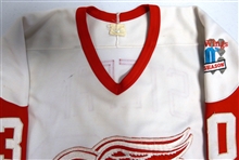 Greg Stefan Game Worn 1985/86 Detroit Red Wings Home Jersey