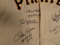 3000 Hit Club Autographed Clemente Jersey (11 Signatures)