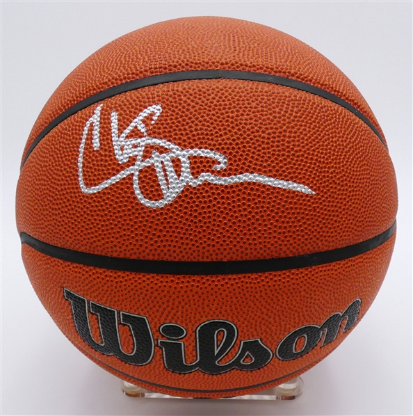 Chris Webber Autographed Basketball