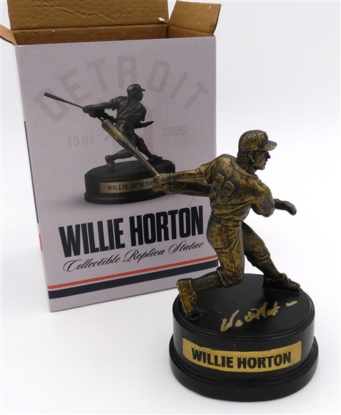 Willie Horton Autographed Statue (Rare)