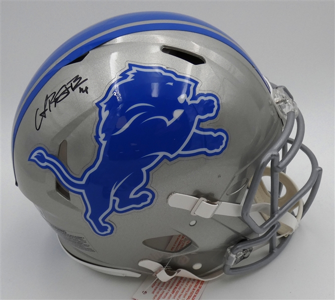Amon-Ra St. Brown Autographed Detroit Lions Full Size Authentic Helmet