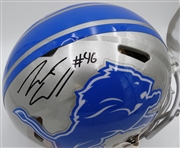 Jack Campbell Autographed Detroit Lions Full Size Authentic Helmet