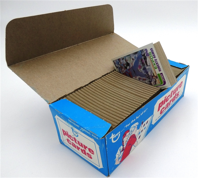 1982 Topps Baseball Vending Box