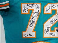 1972 Miami Dolphins Team Signed Jersey