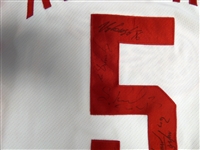 Russian 5 Autographed Red Wings Jersey