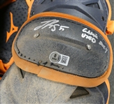 Jake Rogers Game Worn Autographed 2024 Catchers Gear