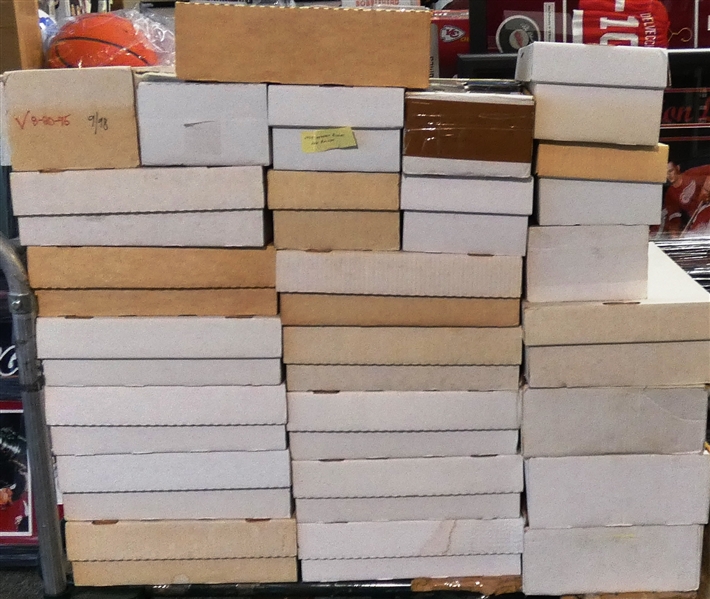 25 Boxes of Mixed Sports Cards (Pick Up Only)