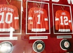 Detroit Red Wings Retired Numbers Autographed Framed Display (Pick Up Only)