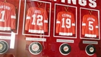 Detroit Red Wings Retired Numbers Autographed Framed Display (Pick Up Only)