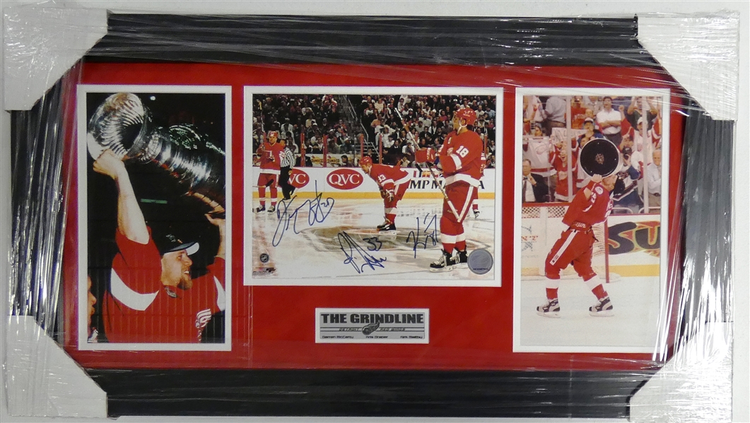 The Grind Line Autographed Framed 8x10 Display (Pick Up Only)