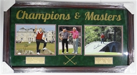 Jack Nicklaus & Arnold Palmer Autographed Framed 11x14 Display (Pick Up Only)