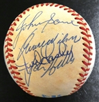 1968 Detroit Tigers Team Signed Baseball