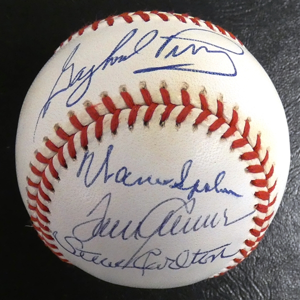 300 Win Club Autographed Baseball (5 Autos)
