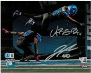 Amon-Ra St. Brown & Jahmyr Gibbs Autographed 8x10