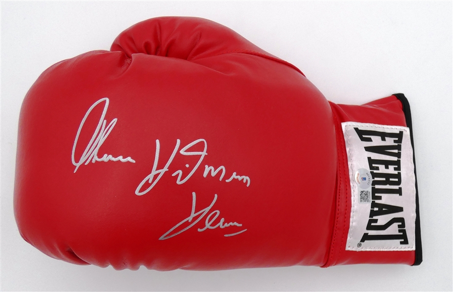 Thomas Hitman Hearns Autographed Boxing Glove