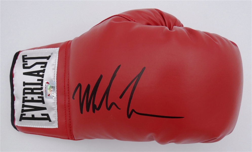 Mike Tyson Autographed Boxing Glove