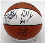 Detroit Pistons Multi Signed Basketball