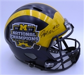 Kalel Mullings Autographed Natl Champs Full Size Replica Helmet