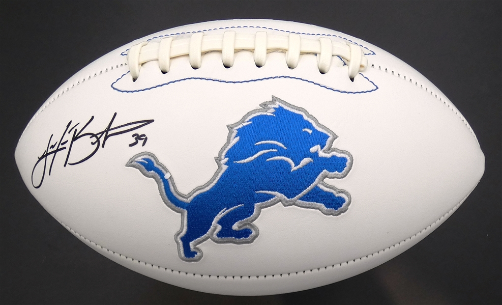 Jake Bates Autographed Detroit Lions Football