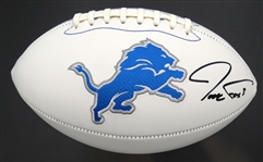 Jack Fox Autographed Detroit Lions Football