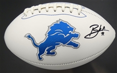 Blake Miller Autographed Detroit Lions Football