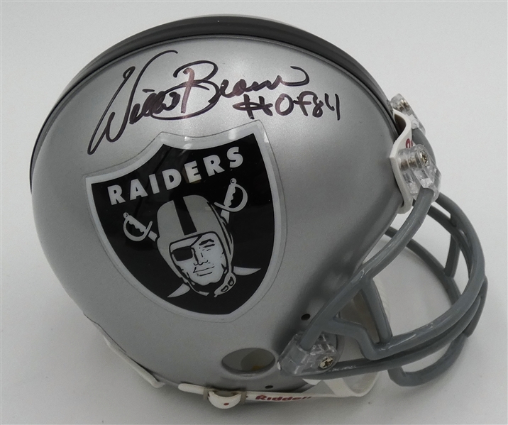 Willie Brown Autographed Raiders Mini Helmet
