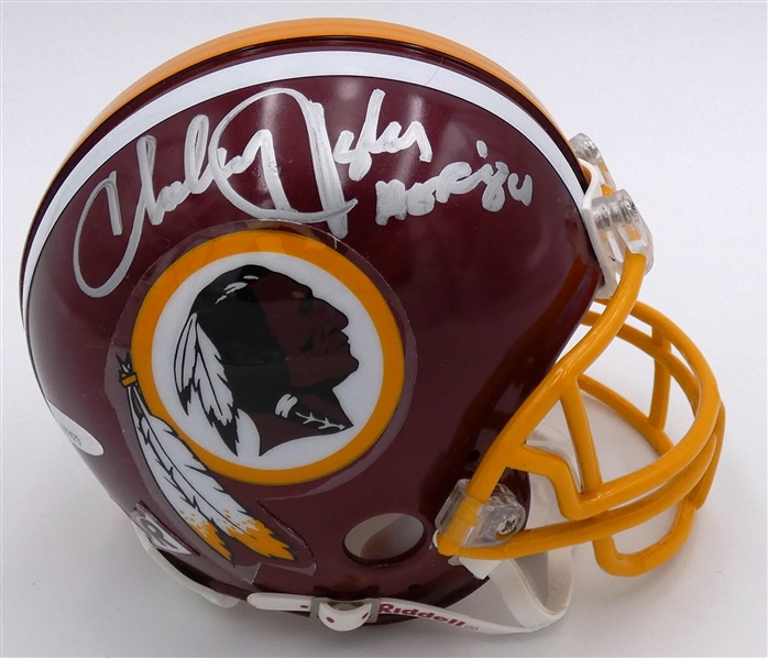 Charley Taylor Autographed Redskins Mini Helmet