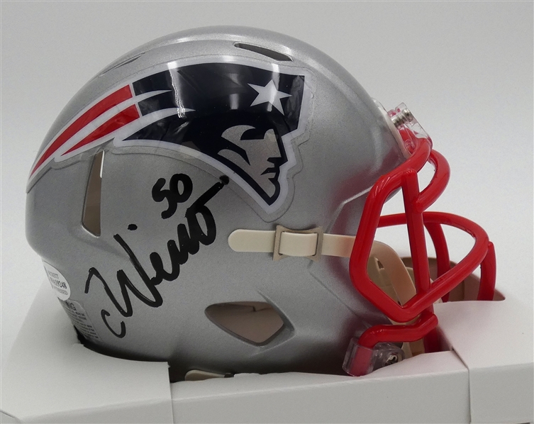 Chase Winovich Autographed Patriots Mini Helmet