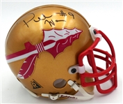 Peter Warrick Autographed FSU Mini Helmet