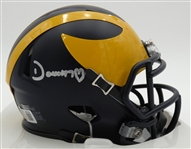 Donovan Edwards Autographed Michigan Mini Helmet