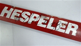 Norm Maracle Game Used Autographed Stick