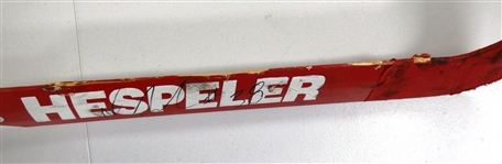 Norm Maracle Game Used Autographed Stick