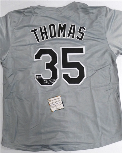 Frank Thomas Autographed Custom Jersey