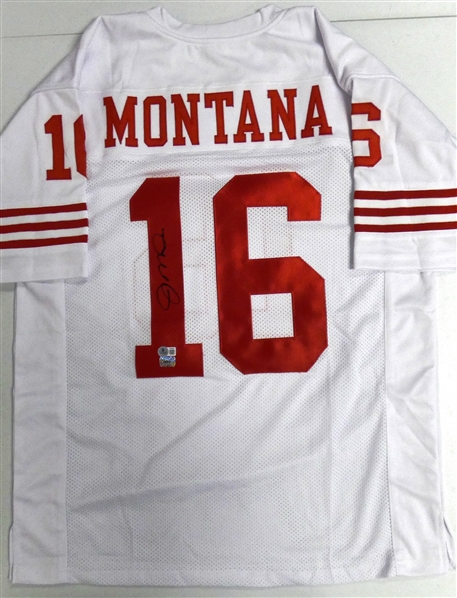Joe Montana Autographed Custom Jersey