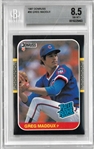 Greg Maddux BGS 8.5 1987 Donruss