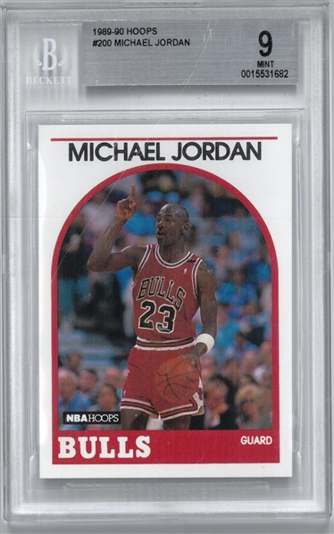 Michael Jordan BGS 9 1989-90 Hoops