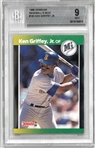 Ken Griffey, Jr. BGS 9 1989 Donruss Baseballs Best