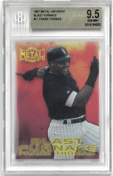 Frank Thomas BGS 9.5 1997 Metal Universe