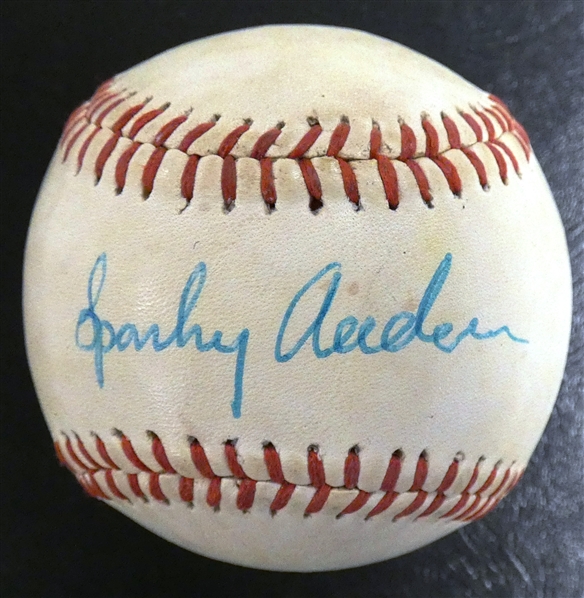 Sparky Anderson Autographed Baseball