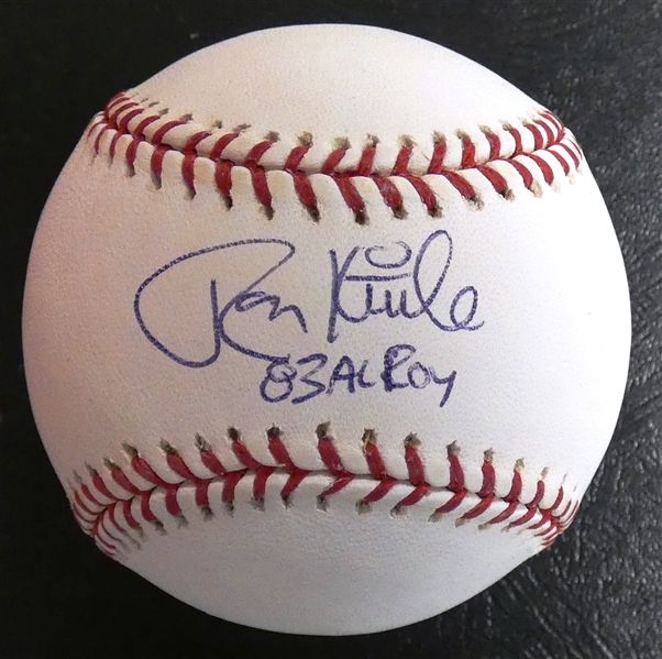Ron Kittle Autographed Baseball w/ ROY